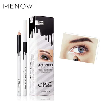 

MENOW 12Pcs/Set White Eyeliner Makeup Smooth Easy to Wear Eyes Brightener Eye Liner Pen Waterproof White Eyes Liner Pencils P112