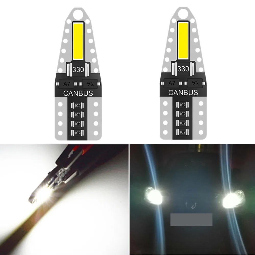 

2x LED Interior Light For Toyota Camry 2002 2003 2004 2005 2006 Avensis Map Dome Cargo Door License Lamp car led T10 light bulb