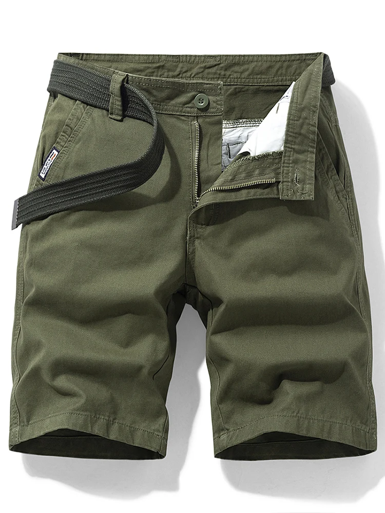 

2021 New Arrival Men's Overall Shorts Cargo Shorts 100% Cotton Summer Men's Baggy Multi Pockets Military Cargo Shorts Hot Sale.