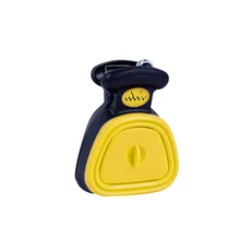 Собака складывающийся туристический Pooper Scooper полуют совок чистке Палочки застежка-молния вверх на открытом воздухе путешествия экскрементов для собаки кошки отходов Палочки er инструменты для чистки