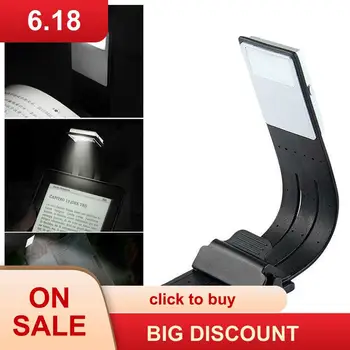 

1pc Usb Charging Learning Night Light Energy Saving Eye Dimming Table Lamp Led Bedside Mini Clip Reading Light