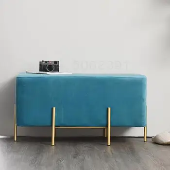 

Cloth Art Sofa Nordic Footstool Household Shoes Stool To Wear Shoes In Stool At The Gate Of The Sitting Room Locker Room