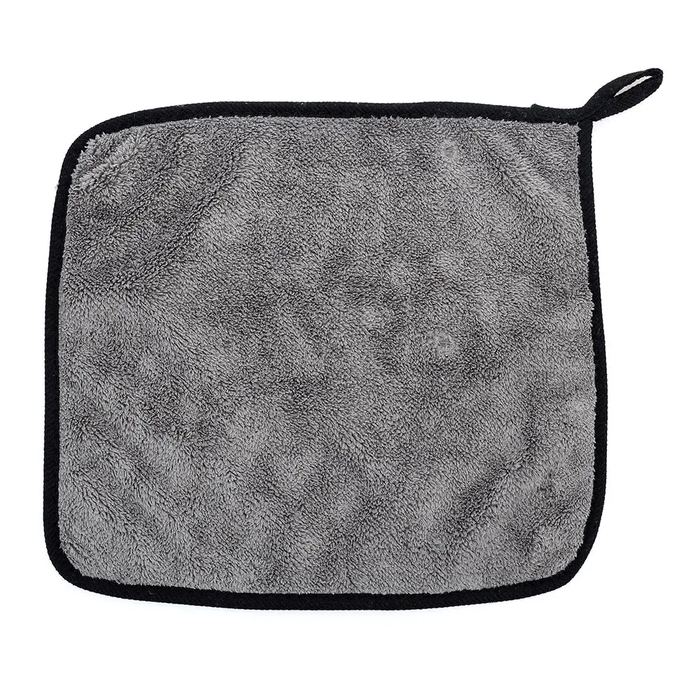 Сушка 30*30 плюшевое очищающее полотенце протирочная ткань для автомобиля мягкая автомойка супер абсорбент