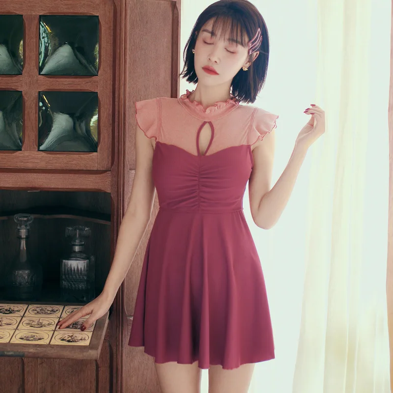 Новая женская праздничная одежда, Цельный купальник, купальный костюм, одежда для плавания, пляжная одежда, Пляжное Платье, летний сексуальный купальник купальное платье