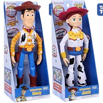 

Disney NEW Toy Story 4 Talking Woody Buzz Jessie Action Figures Anime Decoration Collection Figurine toy model for children gift