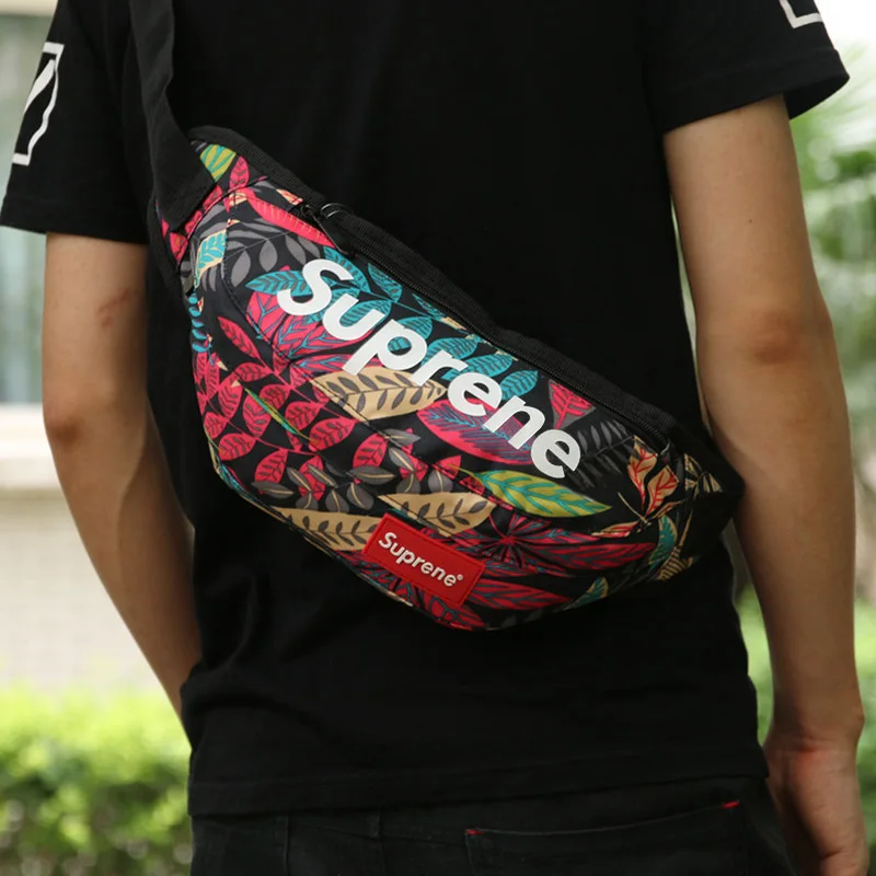 

Korean-style Outdoor Sport Waist Bag Men And Women Chest Pack Shoulder Bag Camouflage Versatile Multi-functional Canvas Bag Fixe