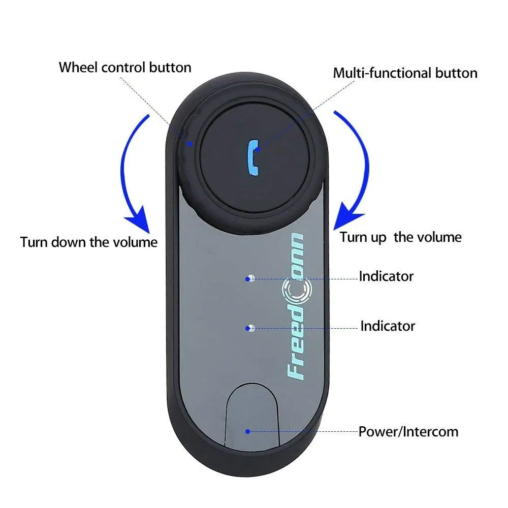 Vehemo полнодуплексный T-COM VB шлем рация Bluetooth домофон мотоцикл домофон FM прочный лыжный