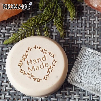 

Hand Made Creative Exquisite Pattern Simple Soap Stamp Transparent Plexiglass Soap Seal With Handle Acrylic Seal Custom