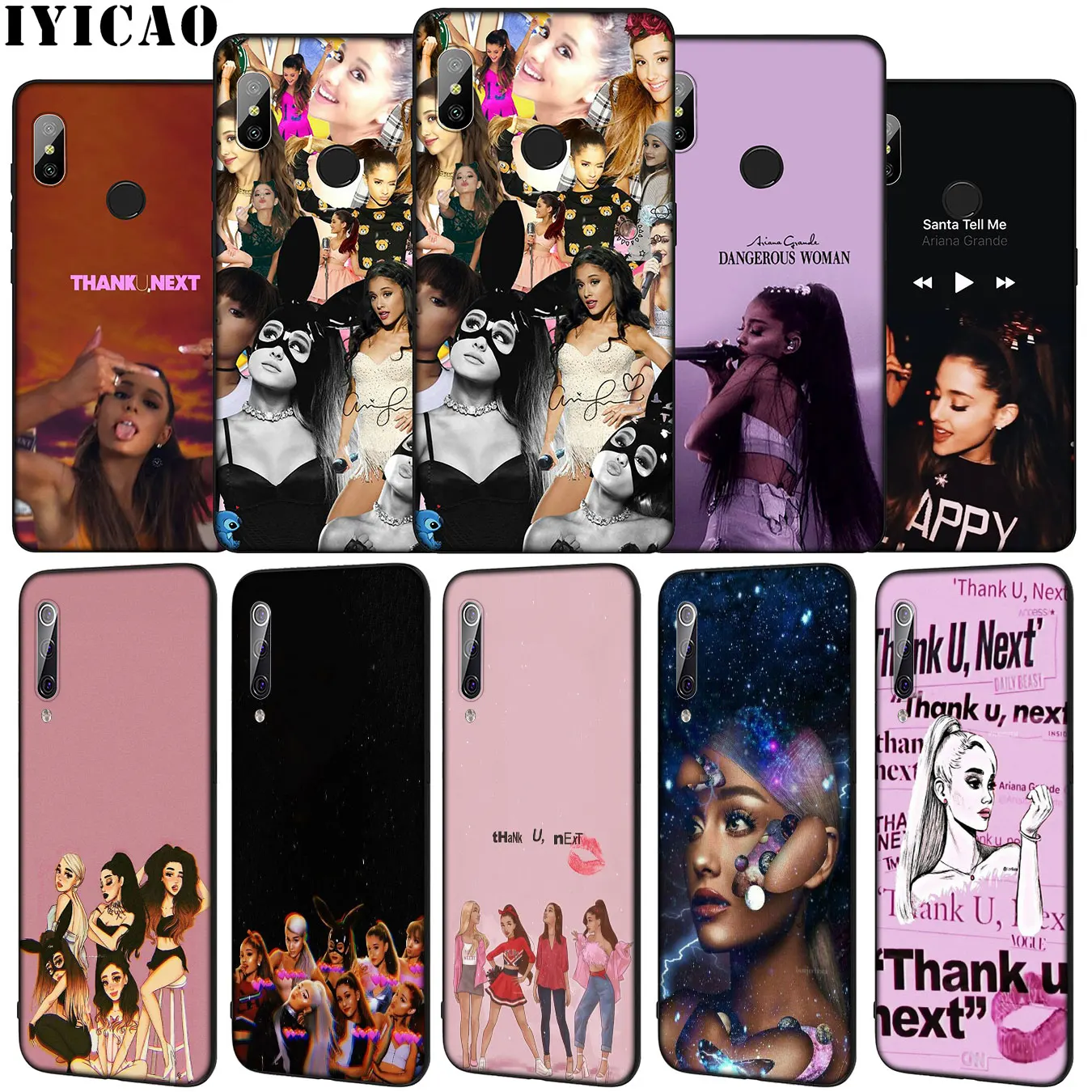 ariana grande Soft Case for Xiaomi Mi 10 9 9T A3 Pro 8 SE A2 Lite A1 CC9 CC9E 6 pocophone f1 Mi10 | Мобильные телефоны и