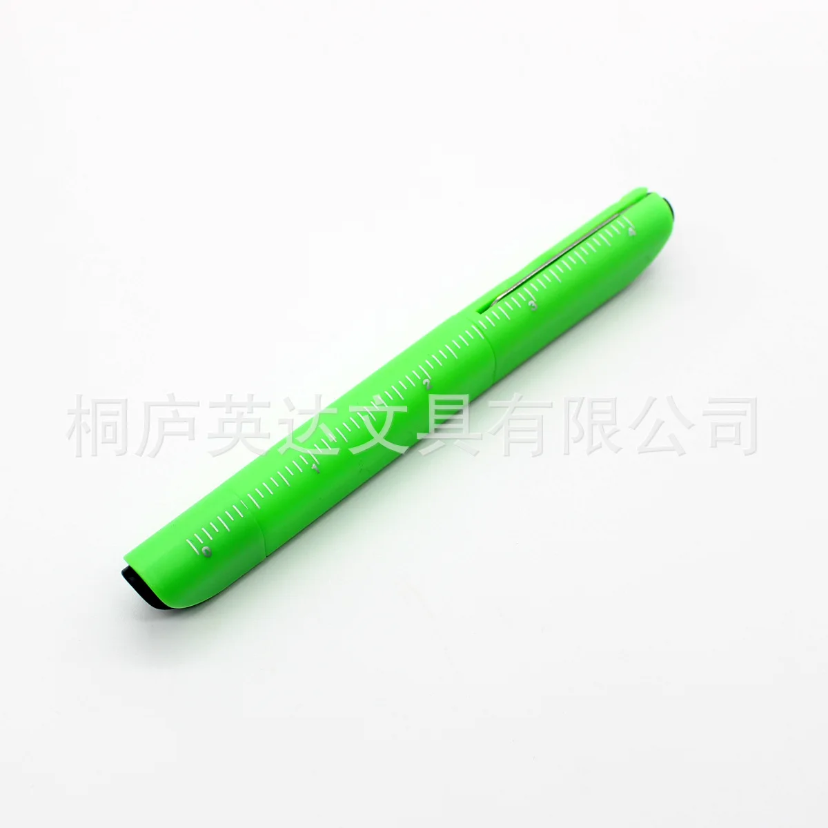 Креативная многофункциональная шариковая ручка со складными ножницами, нож, линейка, яркие цвета, ручки для письма, канцелярские принадлежности для офиса и школы - Цвет: Зеленый