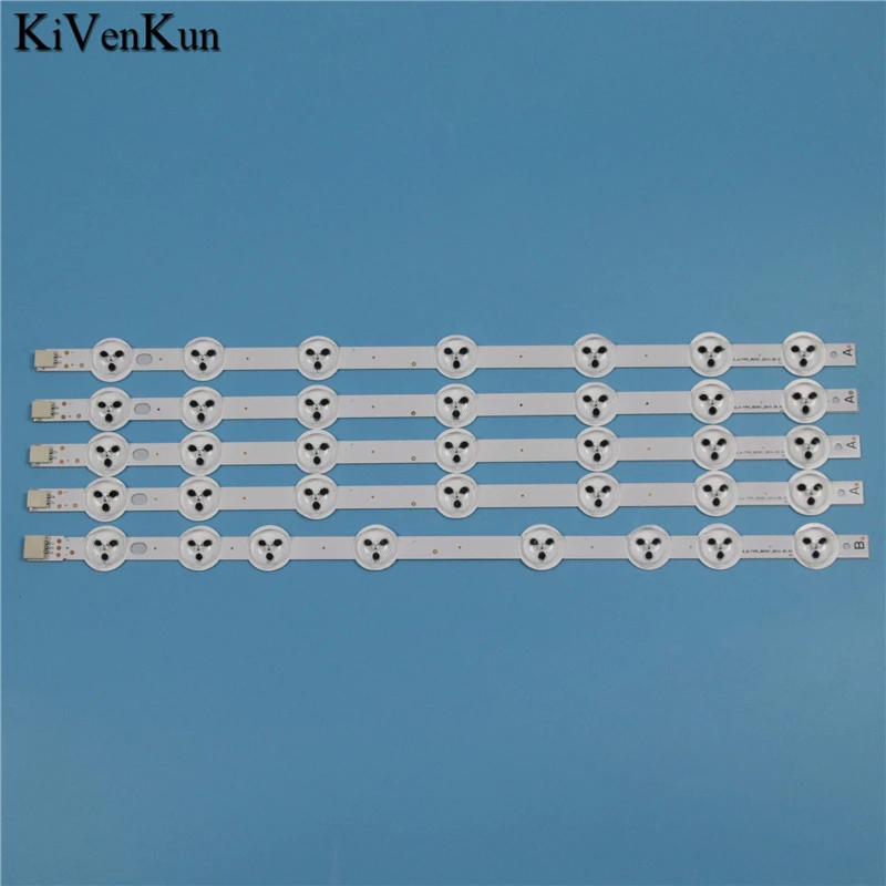 

Светодиодная лента для подсветки телевизора для Toshiba 40L1533DB 40L3653DB комплект светодиодных лент 40DLED_AB-TYPE_REV02 VES400UNDS-2D-N02 линейки