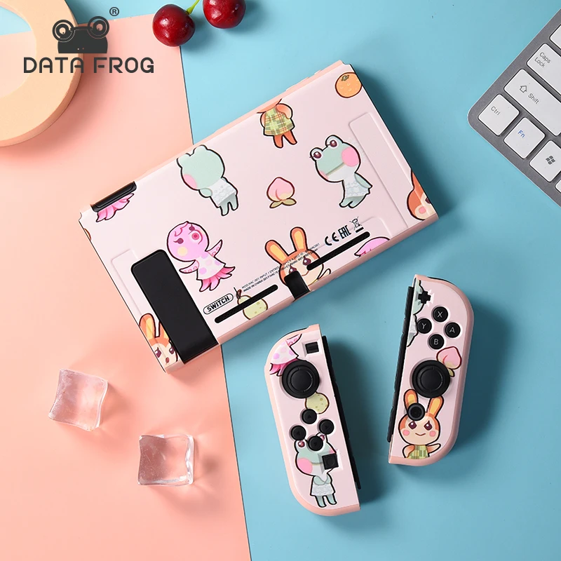 データフロッグかわいい漫画tpu保護ケース互換 ニンテンドースイッチ用ハードプレートフロントカバーtvドックベースカバー ケース Aliexpress
