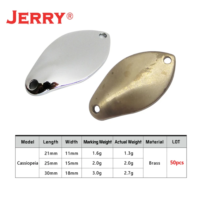Jerry 5pcs Blank Unpainted Fishing Lure DIY Micro Casting Trout