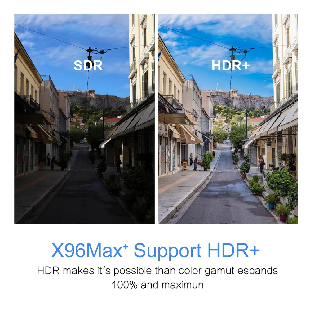 X96 Max+ AmlogicS905X3 четырехъядерный процессор 8K разрешение двойной Wifi 2 ГБ 4 ГБ ram 16 ГБ 32 ГБ 64 Гб rom Netflix Android tv Box X96 Max Plus