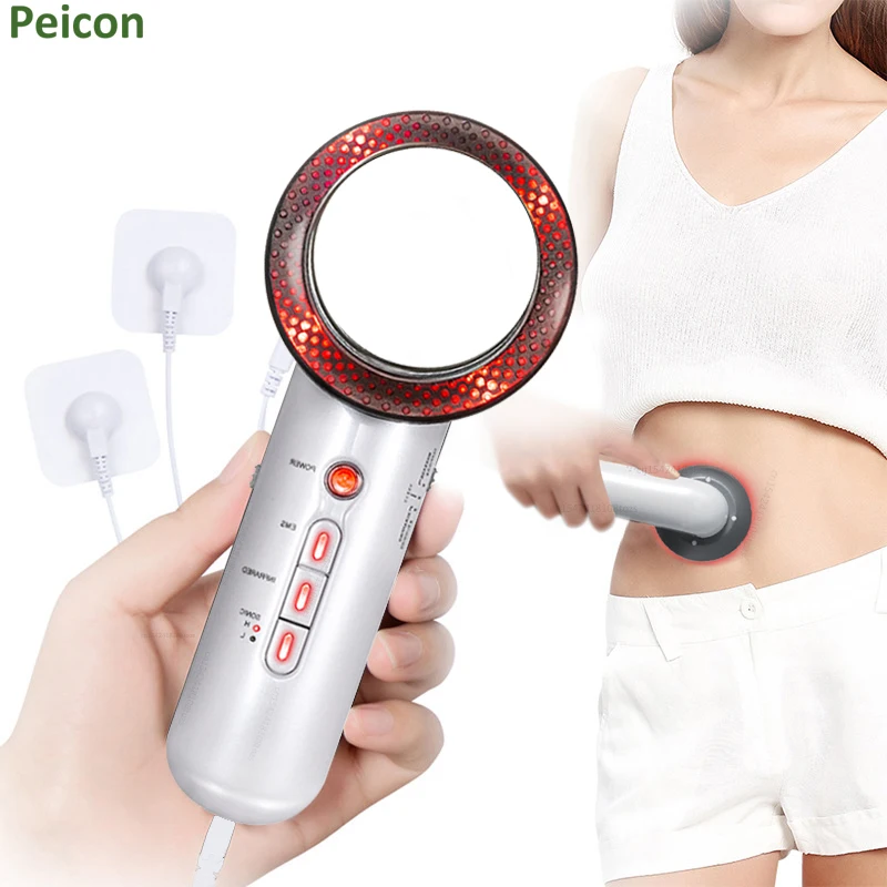 EMS Ultrasound Cavitation Body Slimming Massager 3 in 1 Infrared Anti