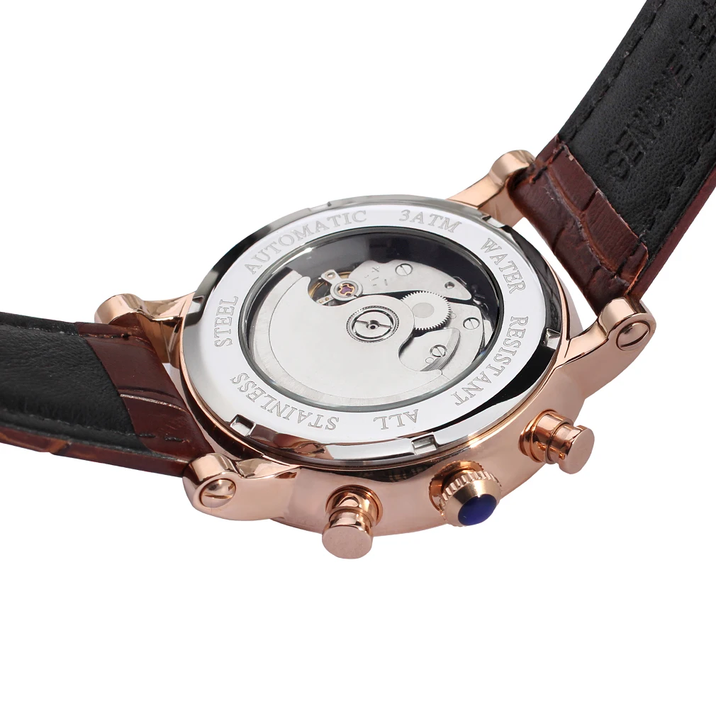 Новые часы мужской роскошный бренд часов Forsining высококачественные автоматические механические часы из натуральной кожи Relogio Masculino
