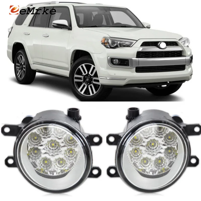 Светодиодные Галогенные Противотуманные фары для Toyota 4runner 2010-2019 9 шт. 12 В 55 Вт