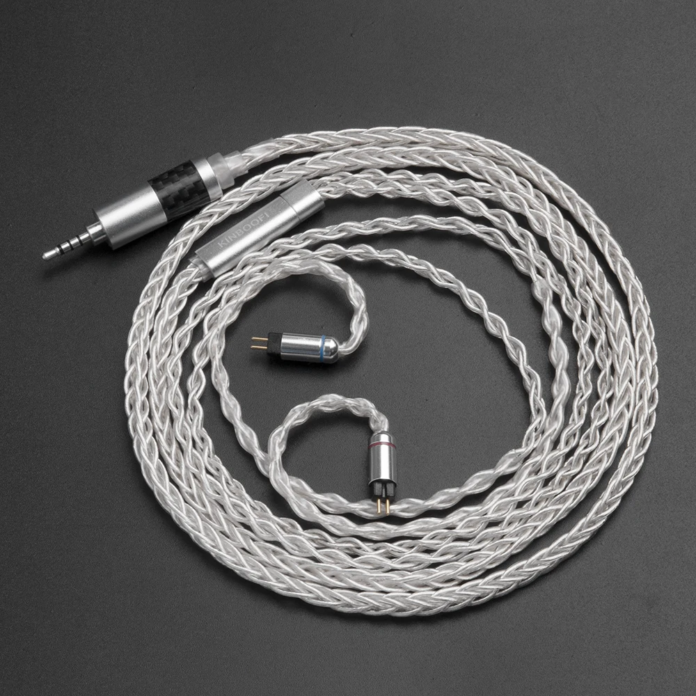 AK 8 ядерный Луженая Медь кабель 2,5/3,5/4,4 мм балансный кабель для обновления кабеля с MMCX/2Pin для ZSN ZSX ZS10 лампа указателя X6 C12