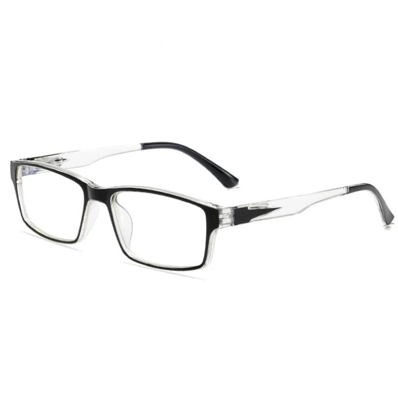 0 -0.5 -0.75 To -6.0 Blue Light Blocking Square Prescription Glasses With Degree TR90 Myopia Photochromic Eyeglasses Women Men 2
