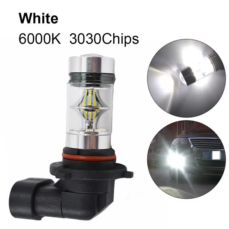 1 шт. 9005 HB3 H11 H8 H10 9145 9006 HB4 100 Вт 6000 К супер белый противотуманный светильник 2323