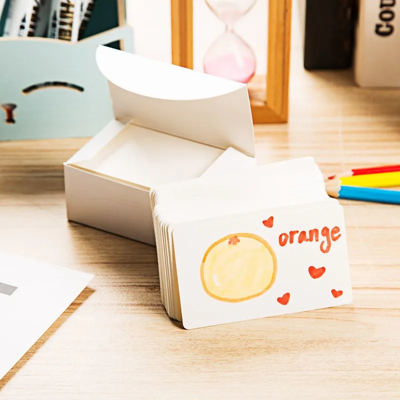 Blank White Cardboard paper Message Card Business Cards Word Card DIY Tag Gift About 100pcs business cards custom cards mini greeting cards