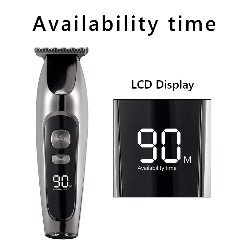 Máquina de Cortar Aparador de Barba Máquina de Corte de Cabelo Corte de Cabelo Profissional Cabelo Barbeiro Recarregável Lâmina Cerâmica Baixo Ruído Adulto Garoto 47 Cheap Aparadores de pelo