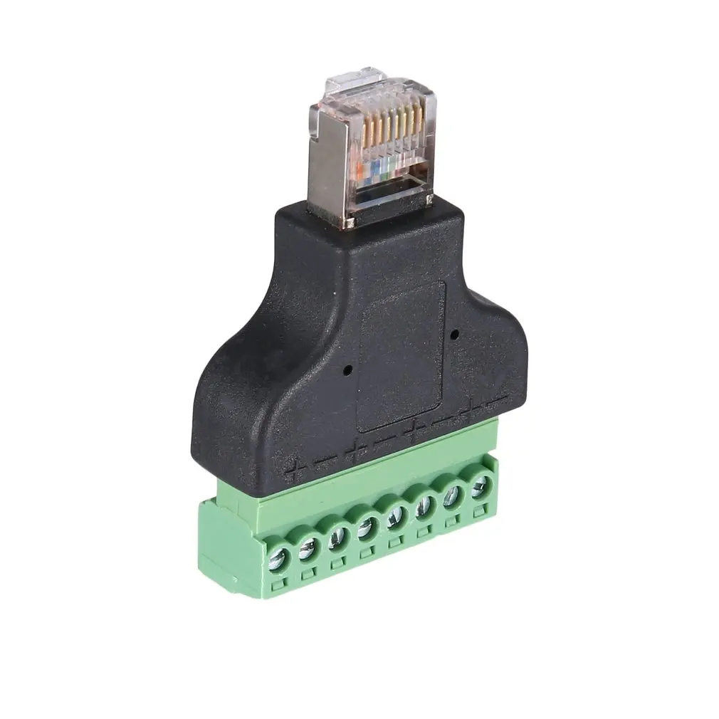 8P8C RJ45 штекер для AV винтовой терминал 8P в блоке CCTV