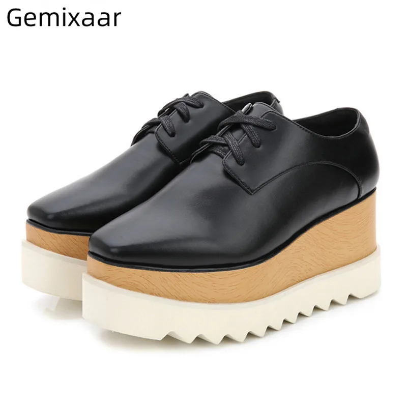 Classic Flat Shoes Women Round Toe Thin Lace Up Platform Casual Footwear Multy Colors 2019 Fashion Woman Flats Mujer | Обувь