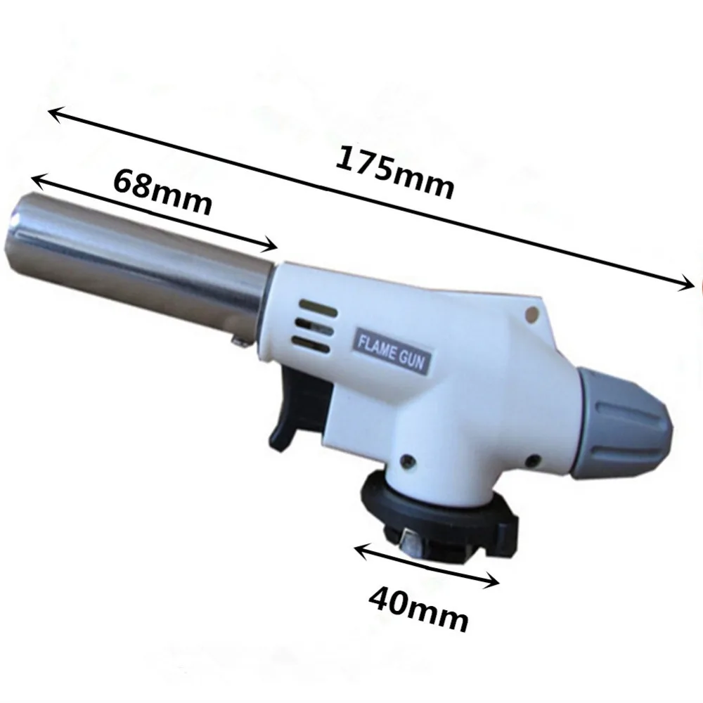 Газовая горелка-пистолет, кухонная сварка, Бутан, самовоспламеняющийся газ для зажигания, горелка, нагреватель, газовая горелка, пламя