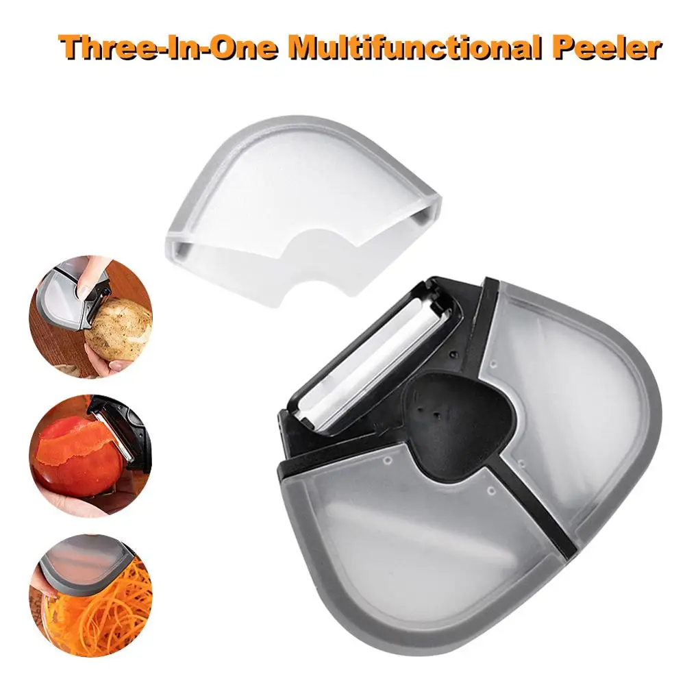 

3 in 1 Multifunctional stainless steel multi-function peeler Fruit and vegetable grater kitchen accessories adgets