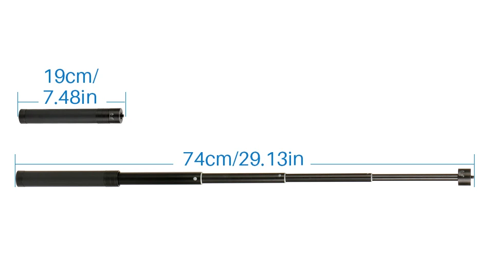 telescópica, tripé monopé para DJI OSMO Mobile