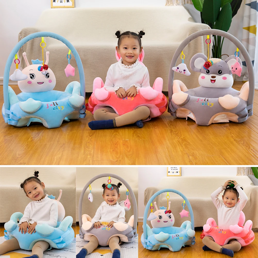 Earlyad Baby Sofa Seat Learning To Sit Chair Soft Removable Cartoon Washable Plush Seat Plush Toys Cushion for Toddlers Children Kids Infant Earlyad Baby Sofa Seat Learning To Sit Chair Soft Removable Cartoon Washable Plush Seat Plush Toys Cushion for Toddlers Children Kids Infant