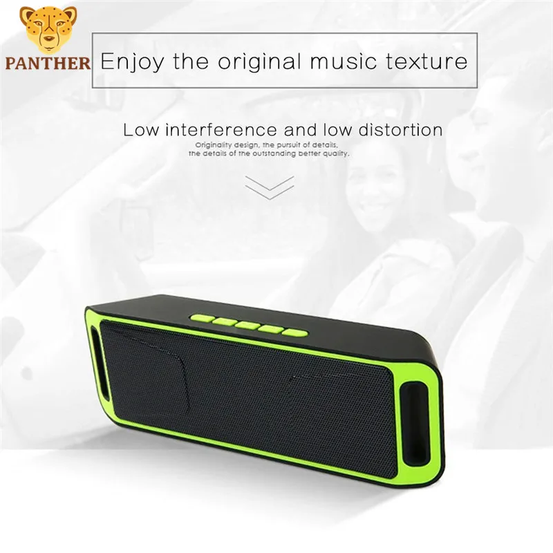 Беспроводной Bluetooth сабвуфер Usb колонки Mp3 плеер портативный твитер Hoparlor Aux TF FM Радио стерео звук с HD аудио