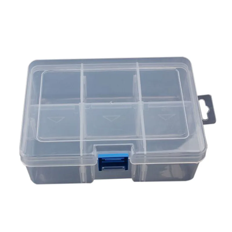 Пластиковая коробка съемные регулируемые компоненты отсек для хранения Органайзер части коробки Чехлы контейнер винты аппаратные средства ремесла