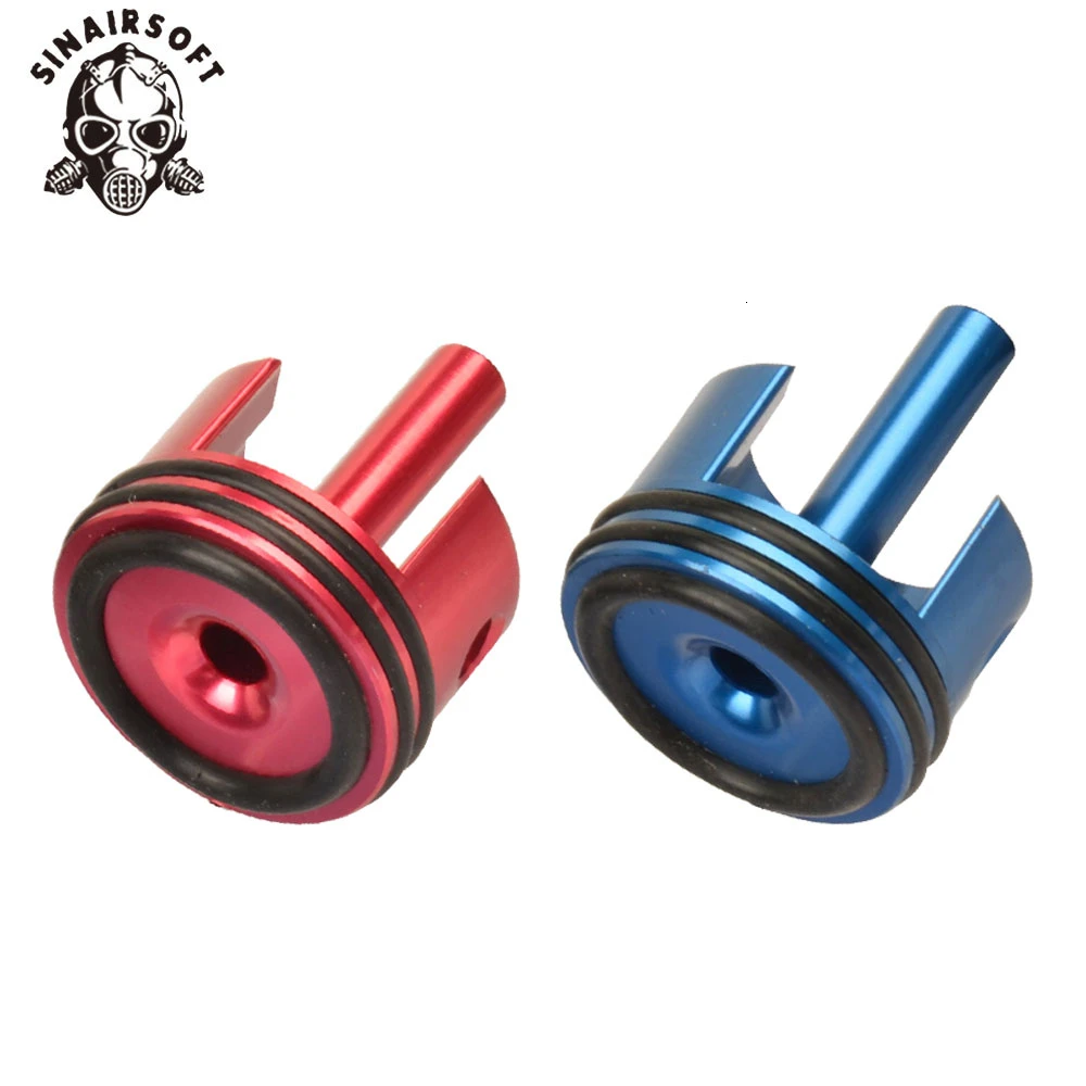 

CNC Aluminum O-ring Rubber Pad Type Cylinder Head Fit AEG Airsoft Ver.2/3 Gearbox For hunting Paintball Shooting Accessories