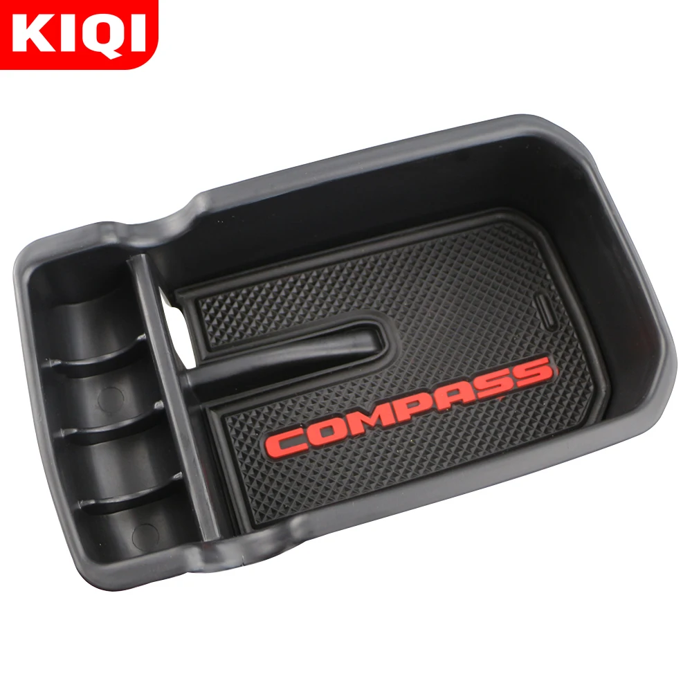 ABS Car Armrest Storage Box Holder Container for Jeep Compass 2018 2019 2017 Glove Organizer Interior Accessories ABS Car Armrest Storage Box Holder Container for Jeep Compass 2018 2019 2017 Glove Organizer Interior Accessories