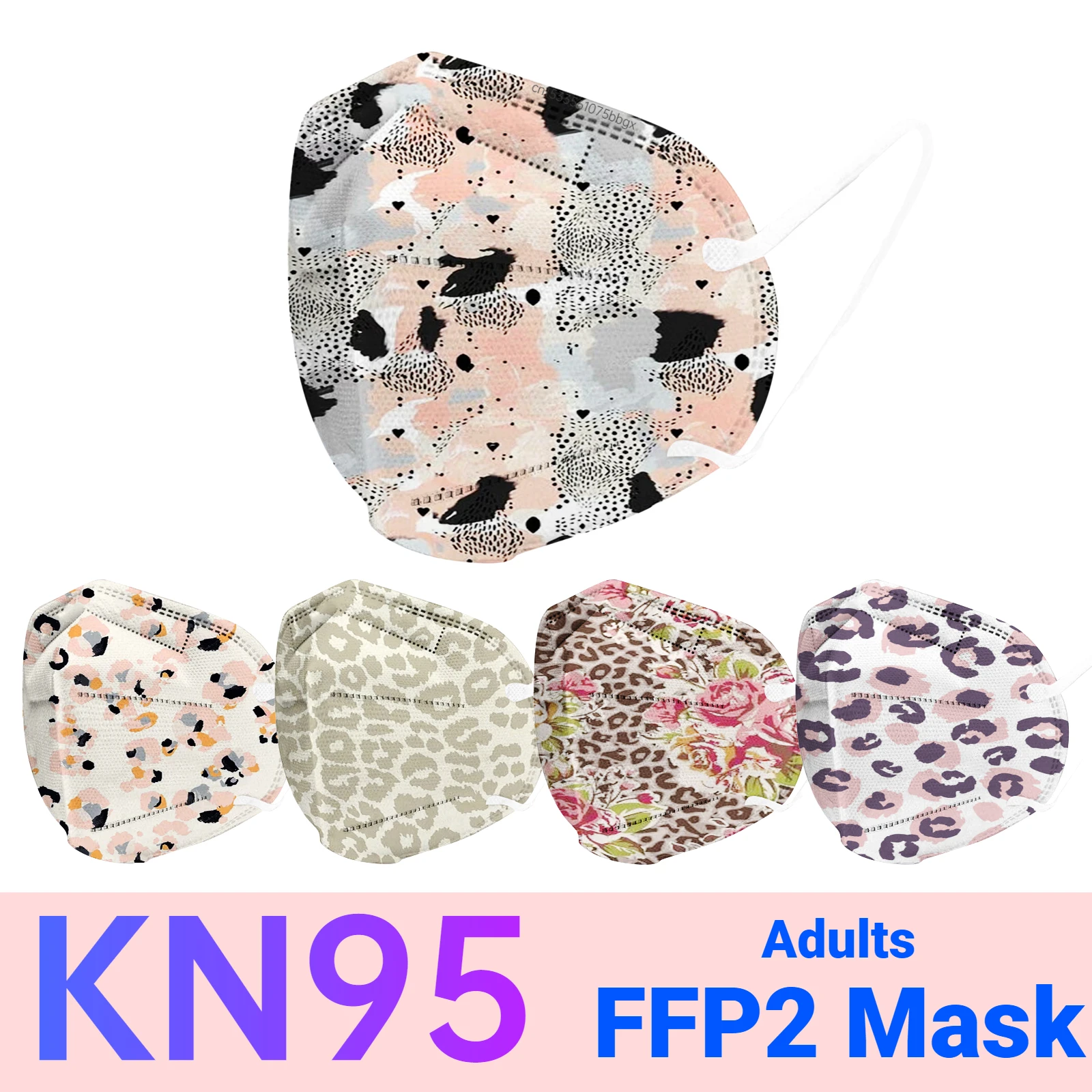 5 шт. kn95 mascarillas стилей женские fpp2 homologada защитная маска для лица взрослых Модные с