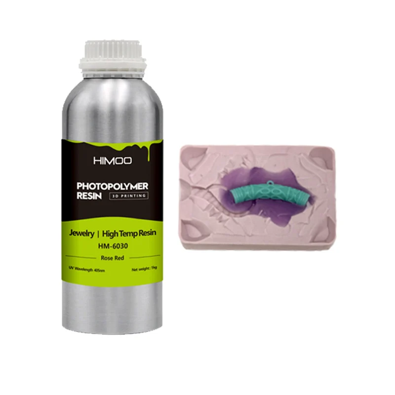 Himoo High Temperature Rubble Mold Resin Resistance 200 ℃ for Resin 3D Printer Curing Station Sparkmaker Acecure Castable Resin
