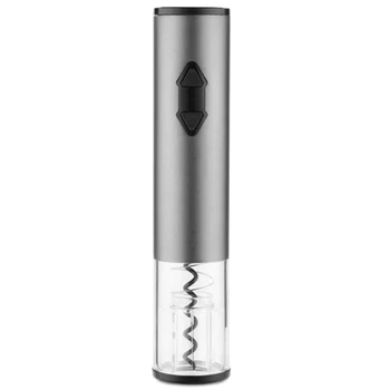 

Electric Wine Opener, Battery Operated Electric Wine Bottle Opener Automatic Aluminium Cordless Corkscrew with Foil Cutter for H