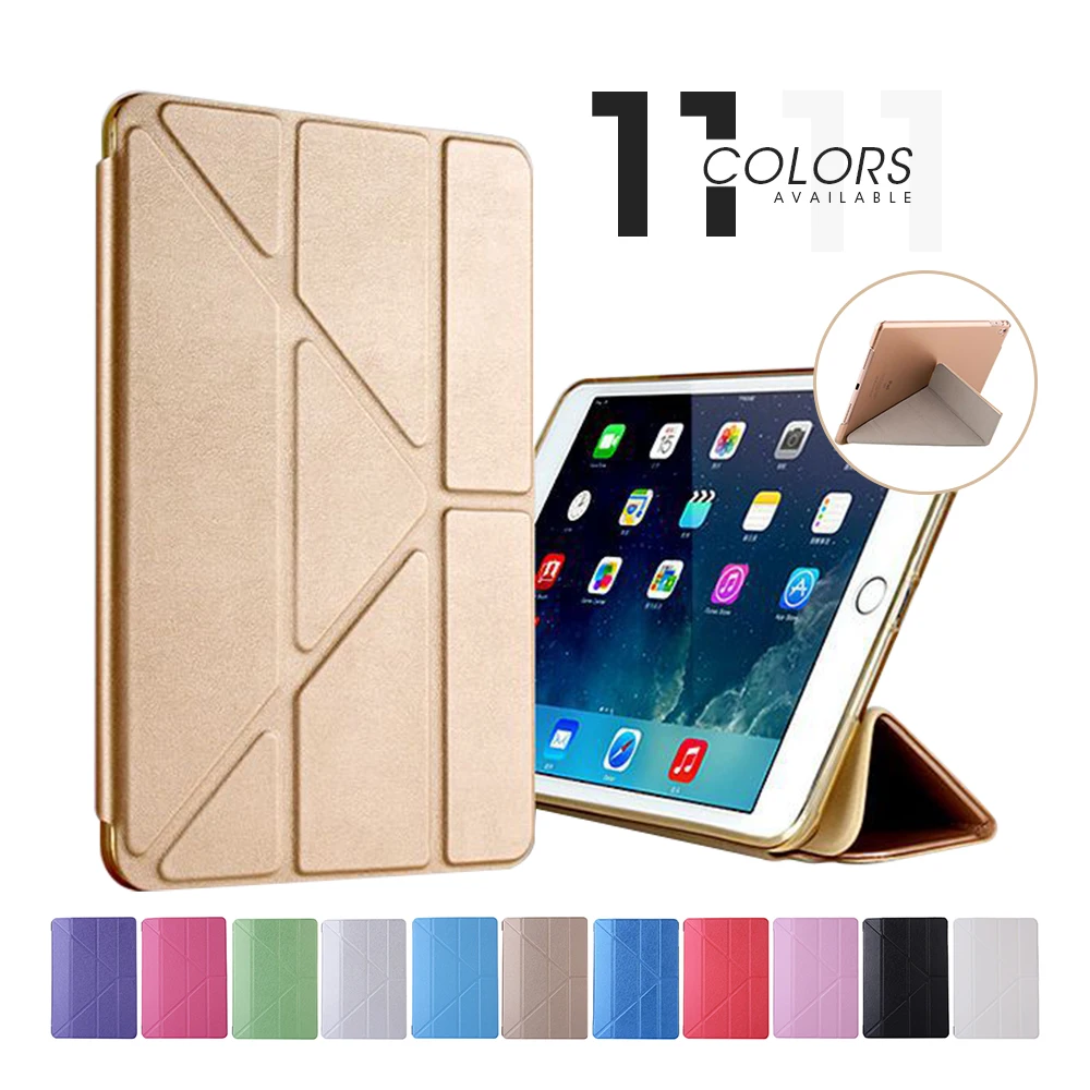Для iPad 9 7 дюйма 2017 2018 чехол книжка с подставкой для ipad 2 3 4 из искусственной кожи