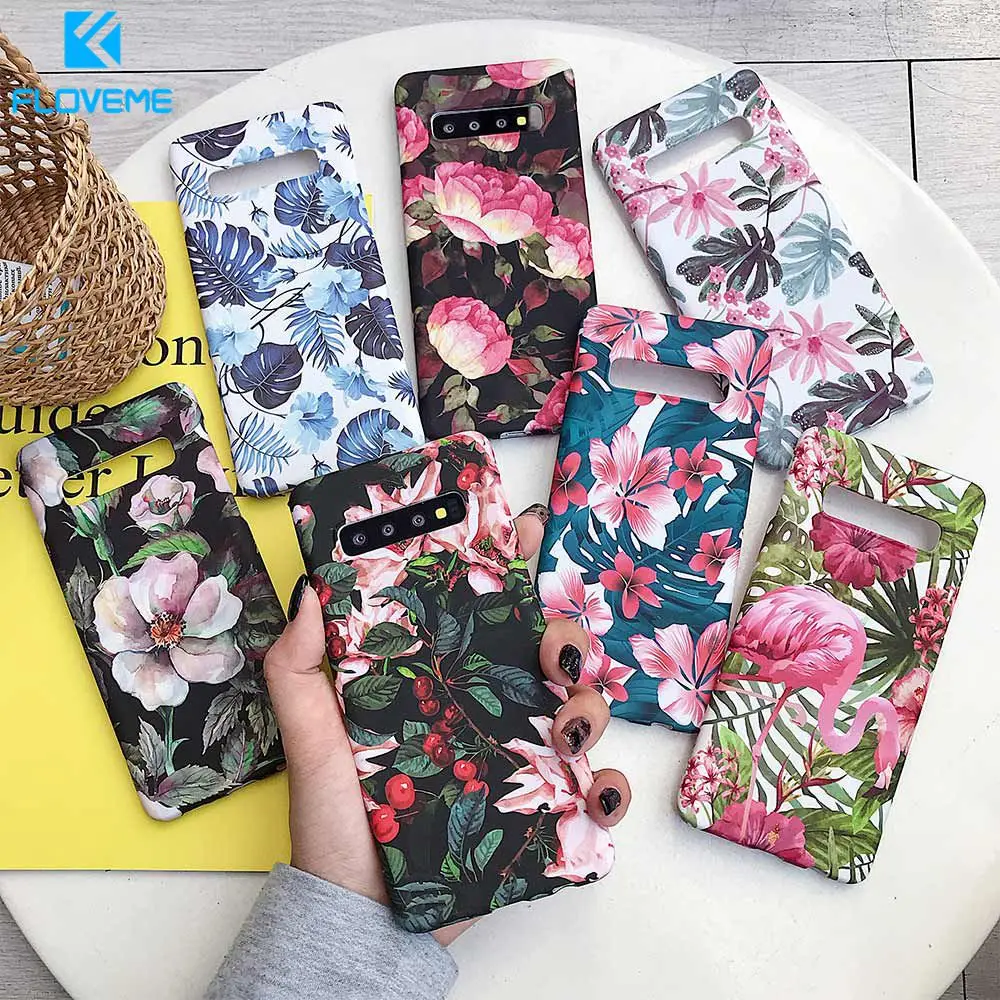 

Case For Samsung Galaxy s10e S10 Plus S10 Tropical leaves Cases Capinhas for Samsung Galaxy note 10 note 10 plus s10 s9 plus