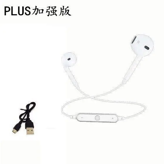Белый Беспроводные Bluetooth мини наушники спортивные наушники-вкладыши стерео гарнитура с микрофоном спортивные наушники для бега тренировки тренажерный зал - Цвет: Белый