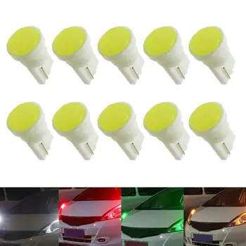 

10Pcs 12V T10 W5W Car Vehicle LED Light Wedge Door Instrument Side Lamp Bulb Car Lights Signal Bulb New Hot Sale Car Boutique