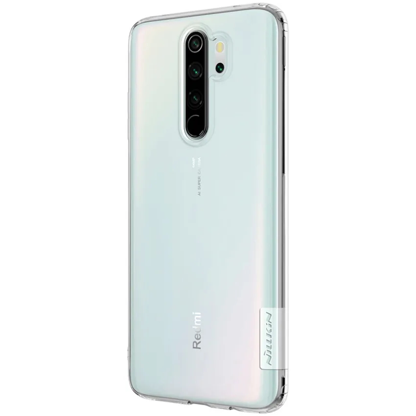 Серый Для Xiaomi Redmi Note 8 pro чехол NILLKIN Nature ультра тонкий пластиковый чехол приталенные Чехлы мягкие из кожи TPU чехол для Xiaomi Redmi Note 8 pro - Цвет: Серый