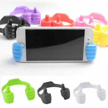 

Universal Adjustable Plastic Phone Holder Thumbs-shaped Stand Bracket Holder Mount For Ipad Mobile Phone Tablets Holder