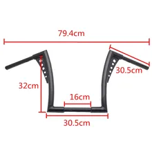 Мотоцикл APE вешалка руль 1-1/" Жир Бар 12" 1" Rise стойка руля для Harley Softail FLST FXST Sportster XL Touring Dyna