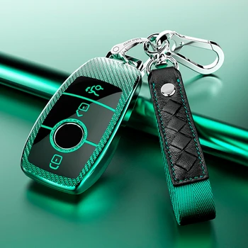 

2020 New TPU Car Remote Key Case Shell For Mercedes Benz AMG 2017 W205 C200 C180 C260 C300 E200 Protective Key Cover Fob Holder