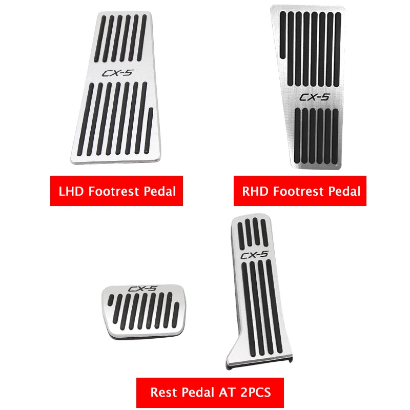 For Mazda CX-5 CX5 KE KF 2012-Car Accelerator Brake Pedals FootRest Pedal Cover Pad car pedals,pedal cover