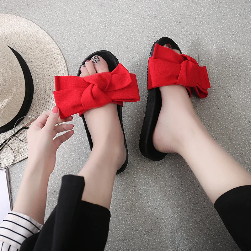 

2019 New Style WOMEN'S Slippers Summer Anti-slip Platform Slippers Flat Heel Thick Bottomed Sandals Slipper