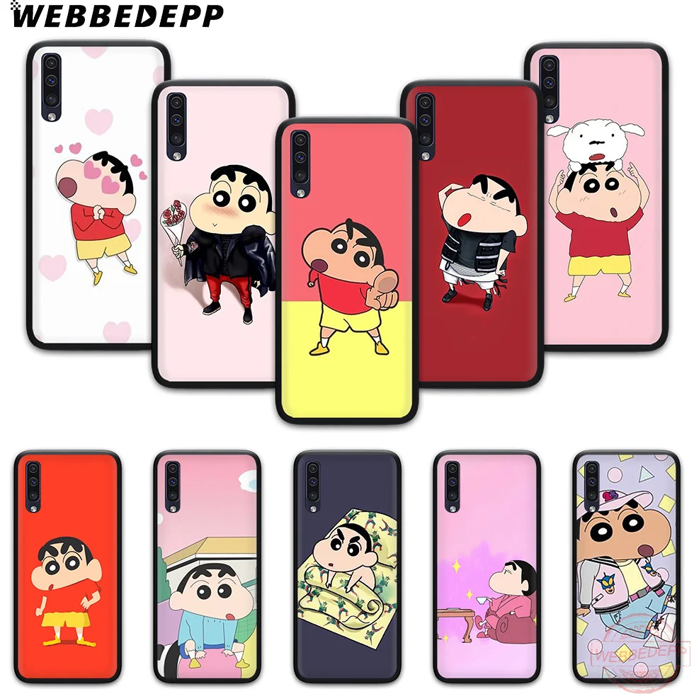 WEBBEDEPP с рисунком мультфильма курэён Син-тян Мягкий чехол для телефона